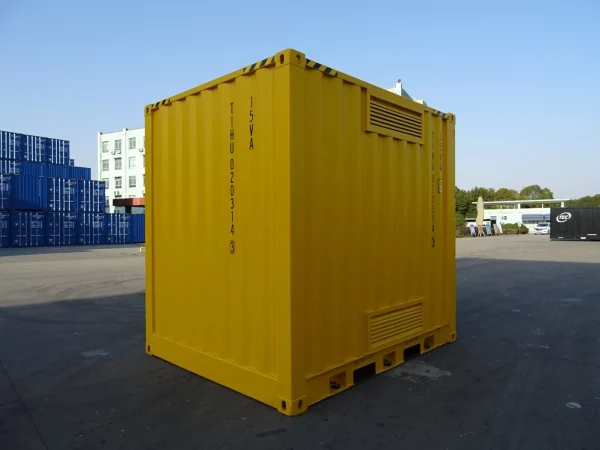 10HC-DG-Front-left-hand-side-45-min.webp 10ft hoge kubuscontainer voor gevaarlijke goederen