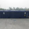 20ft halfhoge container met stalen vloer en harde bovenkant
