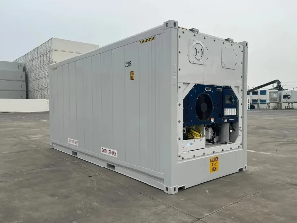 20ft HC Reefercontainer met een grote verzonken slagerdeur