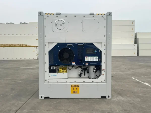 20ft HC Reefercontainer met een grote verzonken slagerdeur