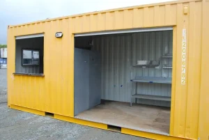 20ft Kantinecontainer met Roldeuren