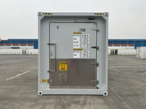 20ft HC Reefercontainer met een grote verzonken slagerdeur
