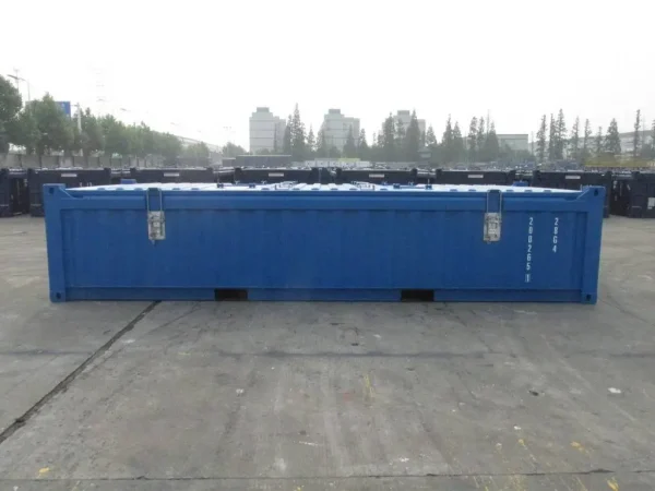 20ft halfhoge container zonder deur