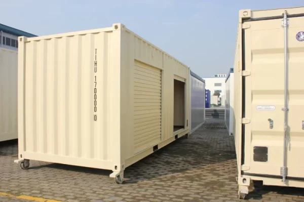 20ft opslagcontainer met 2 x roldeuren