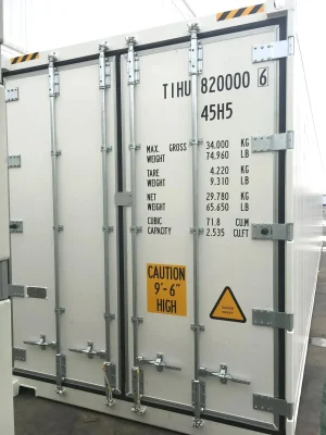 40ft High Cube geïsoleerde container