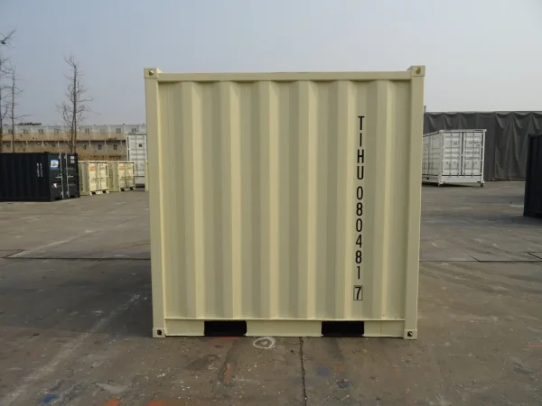 7ft RAL 1015 Licht Ivory EOD Container