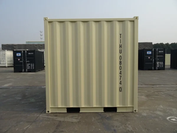 9ft licht ivoorkleurige EOD minicontainer