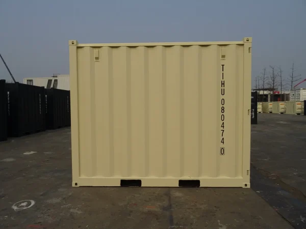 9ft licht ivoorkleurige EOD minicontainer