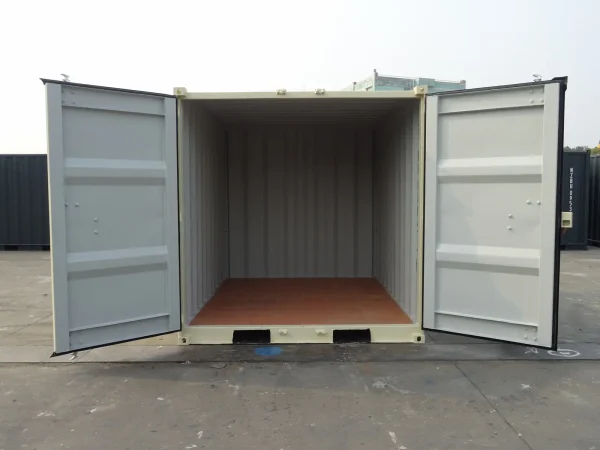 9ft licht ivoorkleurige EOD minicontainer