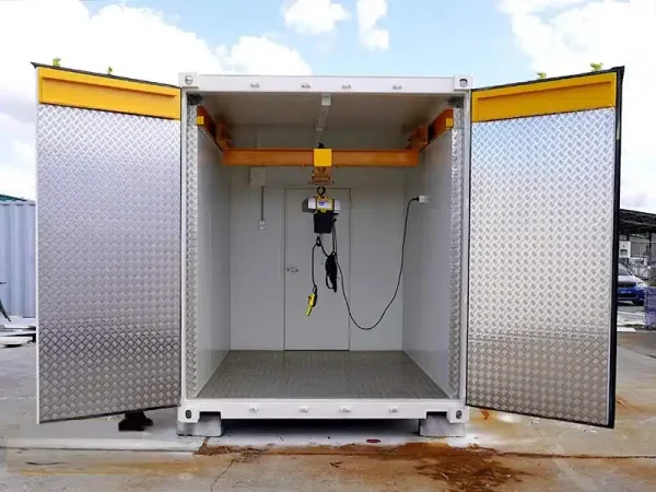 Containerlabs met portaalsysteem