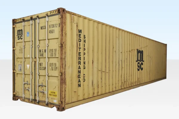 Gebrauchter 40-Fuß High-Cube-Schiffscontainer
