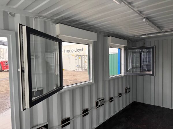 20-Fuß Lagercontainer ONE WAY mit Fenster und Personentür – Neu