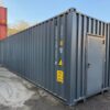 40 Fuß High-Cube Lagercontainer mit Personentür – Neu (One Way, RAL 7016)