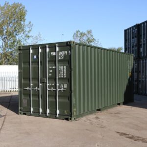 20-Fuß Versandcontainer – Dunkelgrün