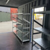 20 Fuß Lagercontainer mit Seitentür, Licht und Regalen – Neu