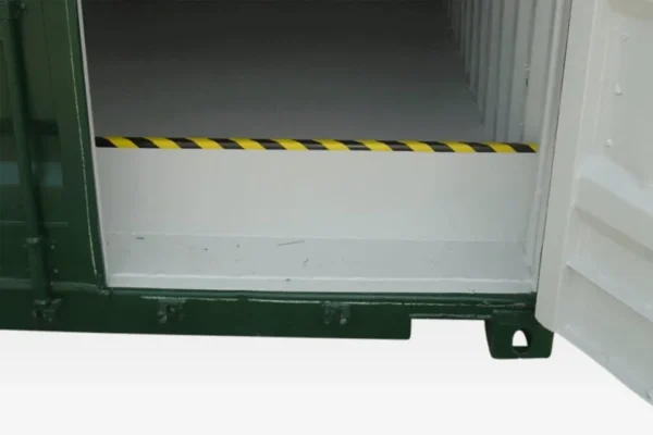 40-Fuß × 8-Fuß erhöhter Lagercontainer mit Erdwall