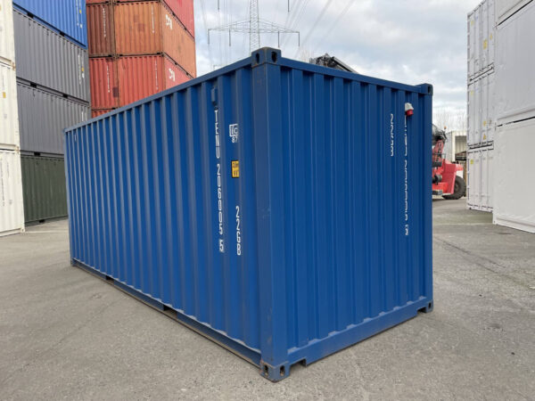 20 Fuß Lagercontainer mit Seitentür, Licht und Regalen – Neu