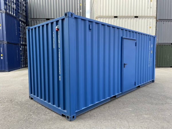 20 Fuß Lagercontainer mit Seitentür, Licht und Regalen – Neu