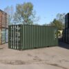 20-Fuß Versandcontainer – Dunkelgrün