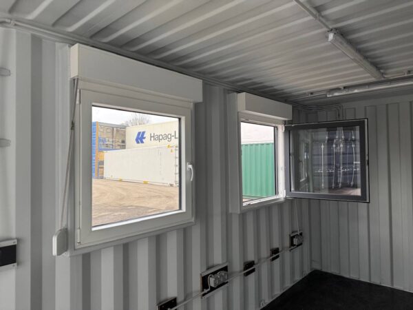 20-Fuß Lagercontainer ONE WAY mit Fenster und Personentür – Neu