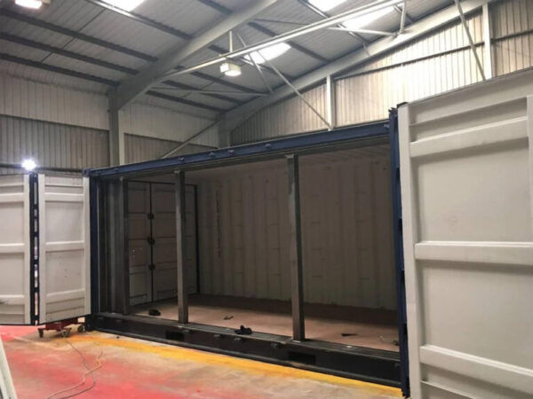 Gebrauchter 20-Fuß Open-Side / Full-Side-Access-Container