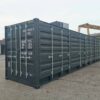 40ft-high-cube-open-side-shipping-container-new-grey-corner-right.jpg 40-Fuß High-Cube Seitentür-Container – Neu