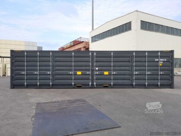 40ft-high-cube-open-side-shipping-container-new-grey-side-door.jpg 40-Fuß High-Cube Seitentür-Container – Neu