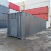 40 Fuß High-Cube Lagercontainer mit Personentür – Neu (One Way, RAL 7016)
