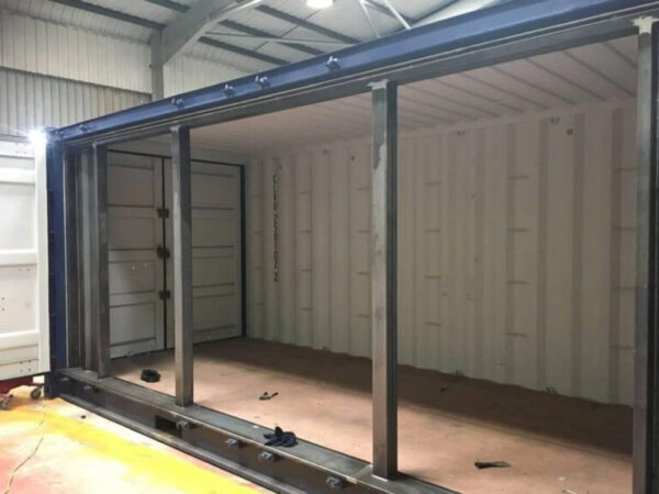 Gebrauchter 20-Fuß Open-Side / Full-Side-Access-Container