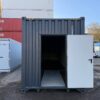 40 Fuß High-Cube Lagercontainer mit Personentür – Neu (One Way, RAL 7016)
