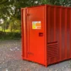 sicherer begehbarer Chemikalien- bzw. Gefahrstofflagerraum aus Stahl