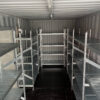 20 Fuß Lagercontainer mit Seitentür, Licht und Regalen – Neu