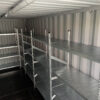 20 Fuß Lagercontainer mit Seitentür, Licht und Regalen – Neu